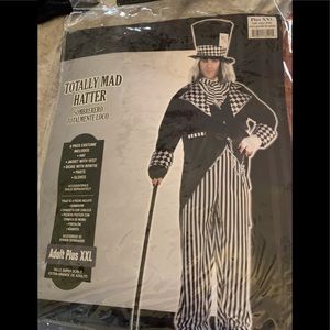 Totally Mad Hatter Halloween Costume. Plus XXL